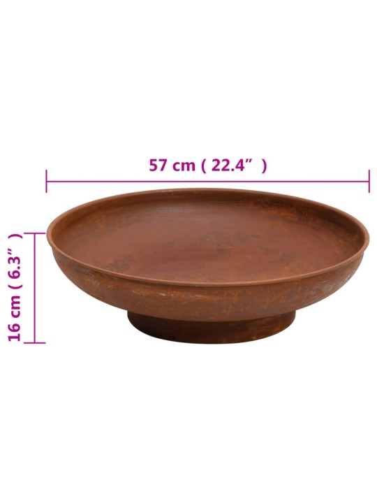 Přenosné ohniště 57 cm ocel