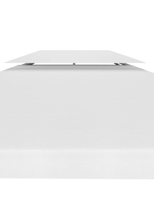 Dvojitá střecha na altán 310 g/m² 3 x 3 m bílá