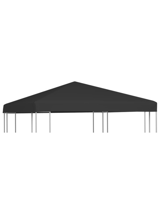 Náhradní střecha na altán 270 g/m² 3 x 3 m černá