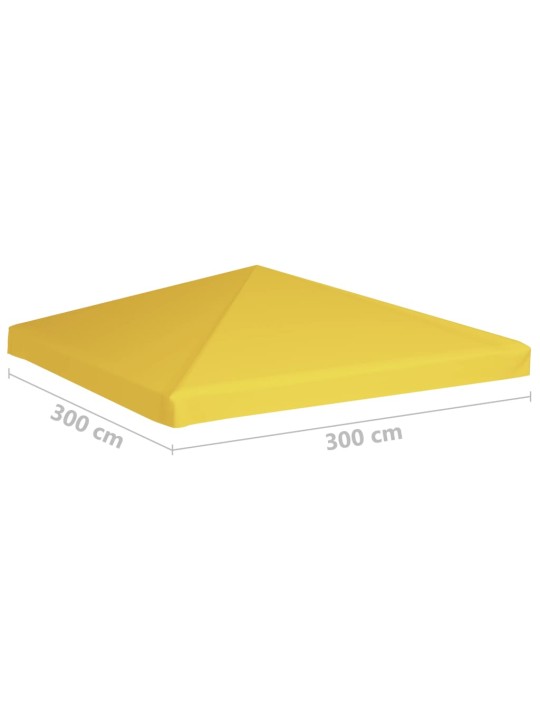 Náhradní střecha na altán 270 g/m² 3 x 3 m žlutá