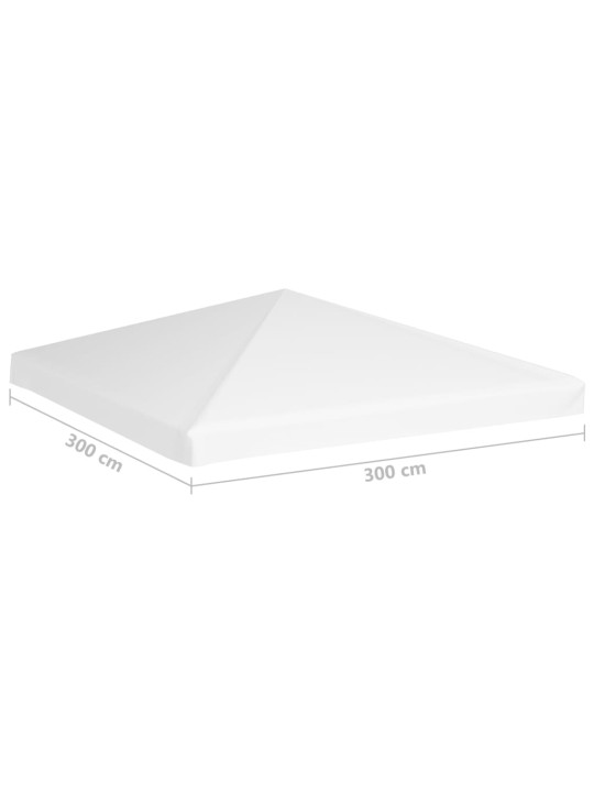 Náhradní střecha na altán 270 g/m² 3 x 3 m bílá