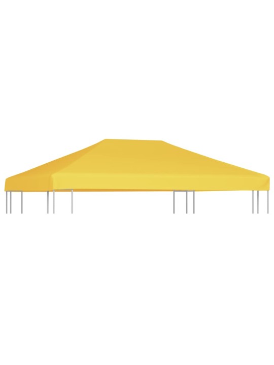 Náhradní střecha na altán 270 g/m² 4 x 3 m žlutá