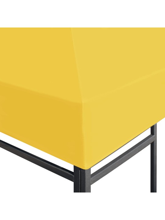 Náhradní střecha na altán 270 g/m² 4 x 3 m žlutá