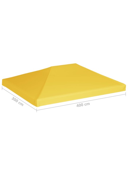 Náhradní střecha na altán 270 g/m² 4 x 3 m žlutá