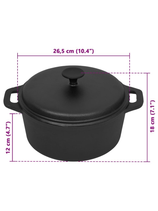 Hrnec Ø 26,5 cm litina