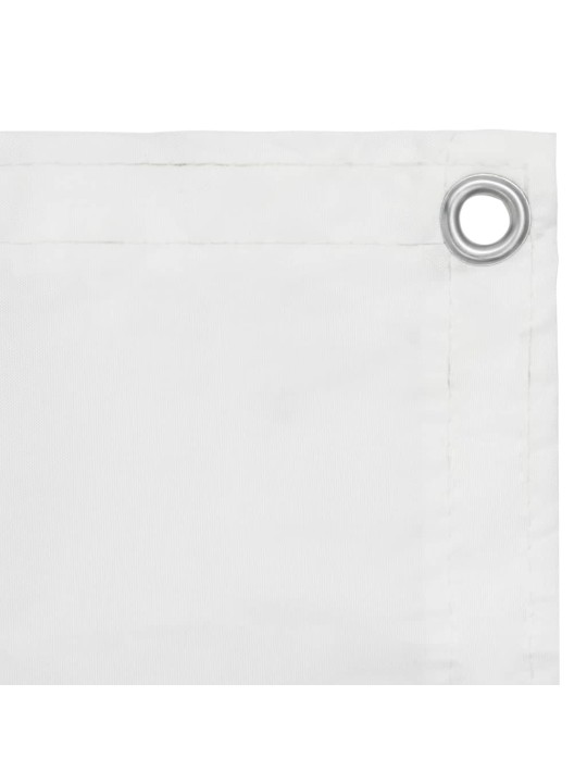 Balkónová zástěna bílá 75 x 300 cm oxfordská látka