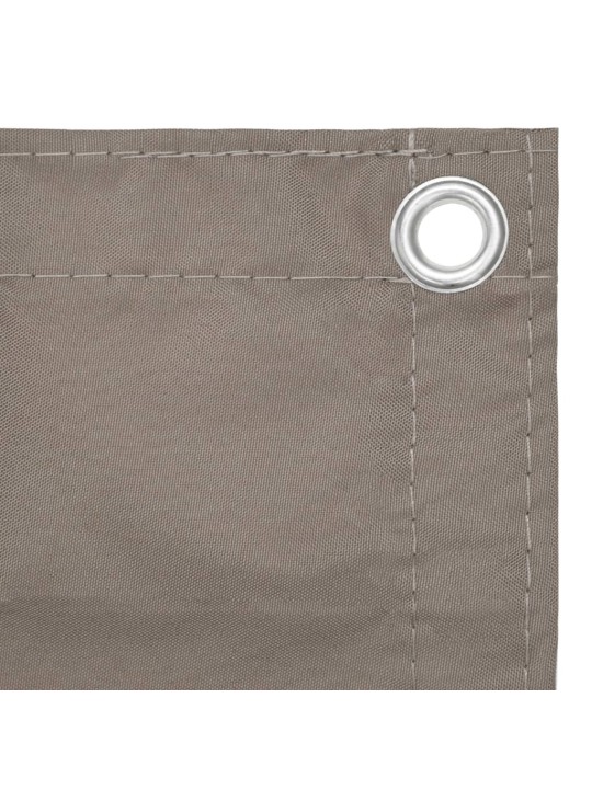 Balkónová zástěna taupe 75 x 300 cm oxfordská látka