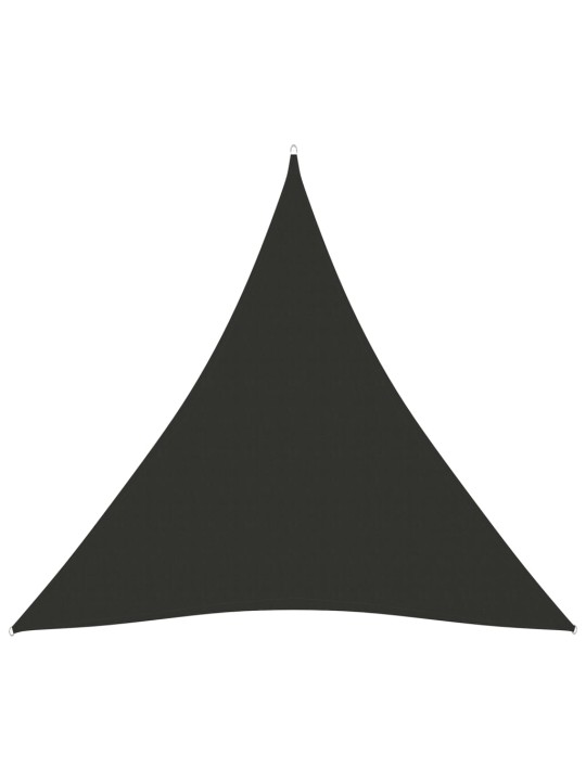 Stínící plachta oxford trojúhelníková 4,5x4,5x4,5 m antracitová