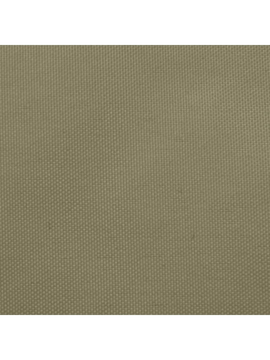 Stínící plachta oxfordská látka trojúhelníková 5x6x6 m béžová