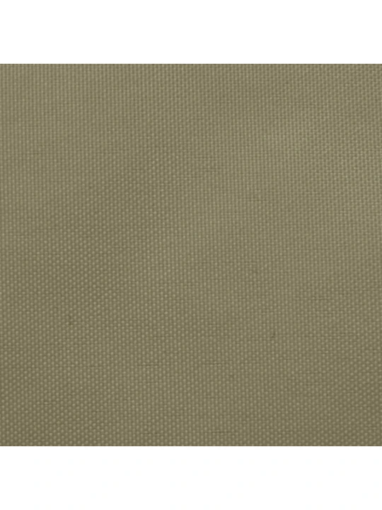 Stínící plachta oxfordská látka trojúhelníková 4x5x6,4 m béžová