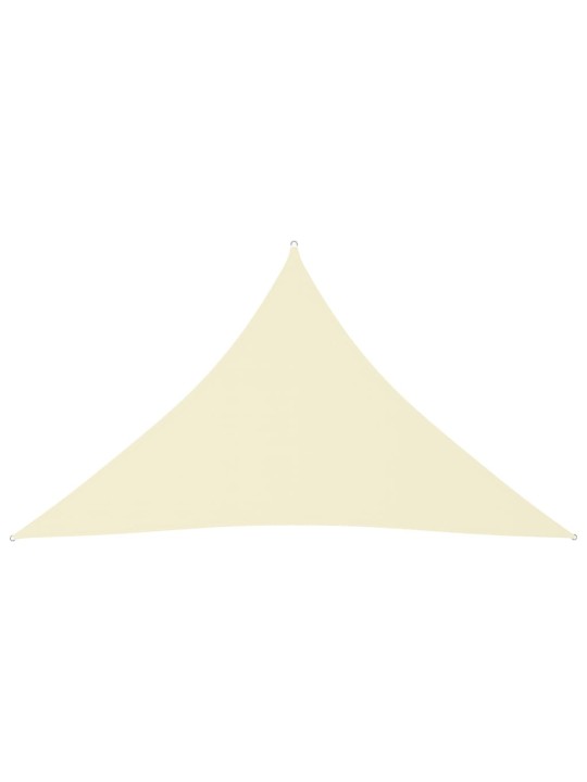 Stínící plachta oxford trojúhelníková 2,5 x 2,5 x 3,5 m krémová