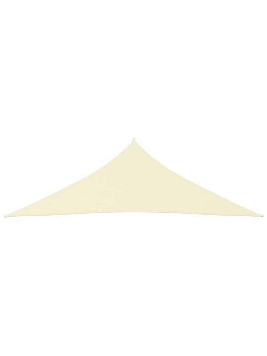 Stínící plachta oxford trojúhelníková 2,5 x 2,5 x 3,5 m krémová