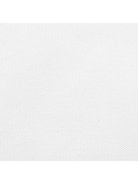 Stínící plachta oxfordská látka trojúhelníková 5 x 5 x 6 m bílá