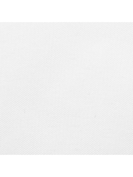 Stínící plachta oxfordská látka trojúhelníková 5 x 5 x 6 m bílá