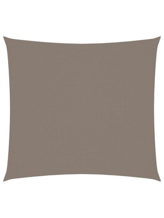 Stínící plachta oxfordská látka čtvercová 2,5 x 2,5 m taupe