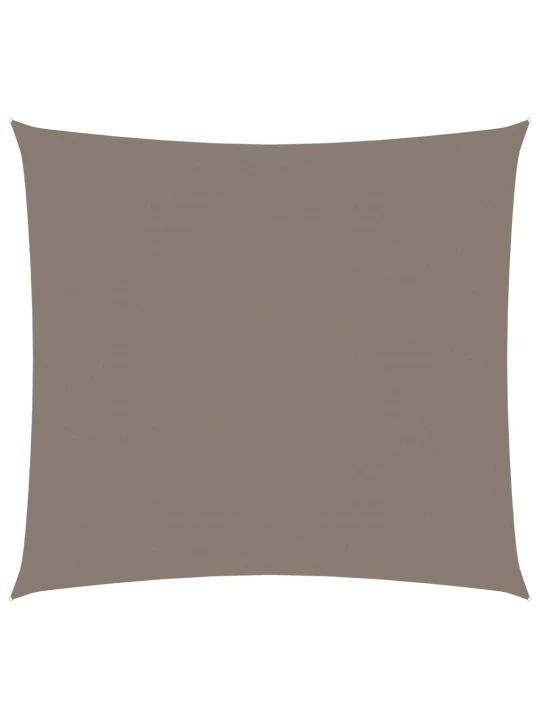 Stínící plachta oxfordská látka čtvercová 2,5 x 2,5 m taupe
