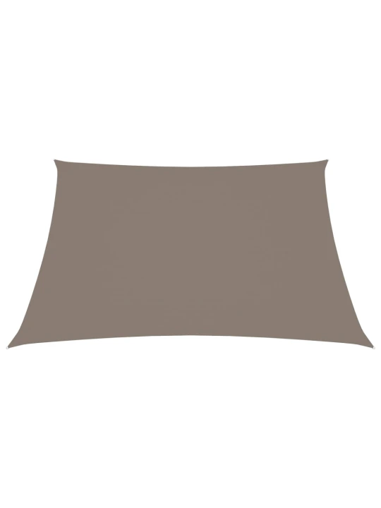 Stínící plachta oxfordská látka čtvercová 2,5 x 2,5 m taupe
