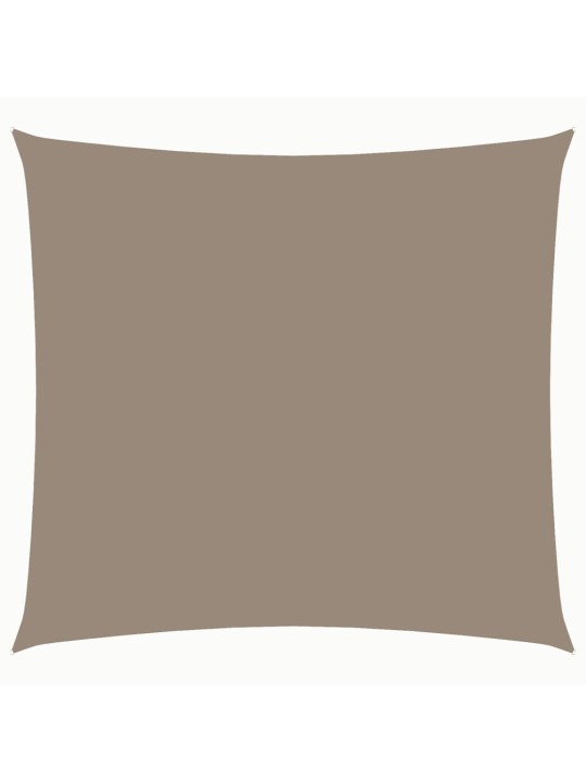 Stínící plachta oxfordská látka čtvercová 5 x 5 m taupe