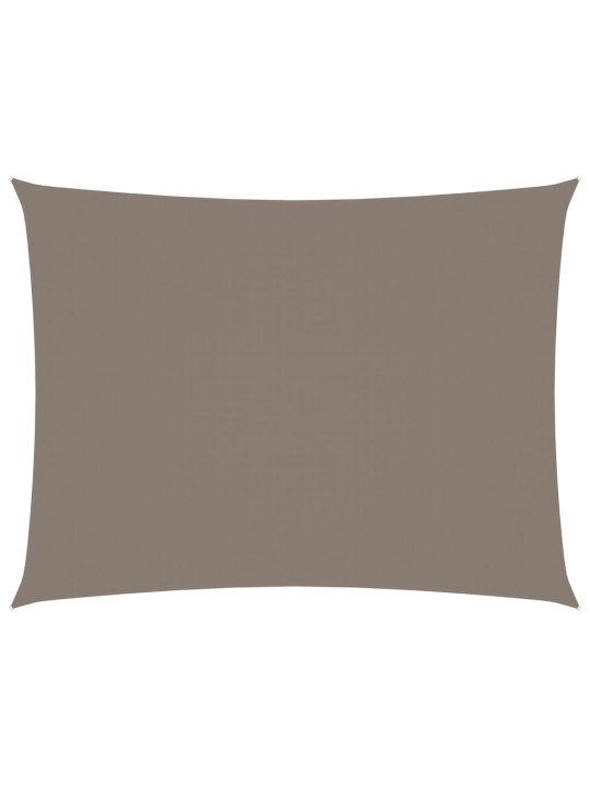 Stínící plachta oxfordská látka obdélníková 2 x 3,5 m taupe