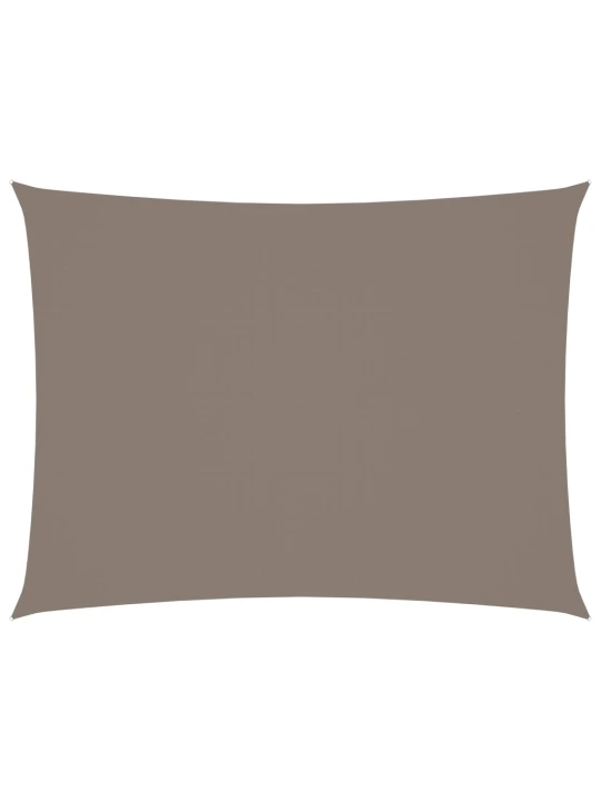 Stínící plachta oxfordská látka obdélníková 2,5 x 3,5 m taupe