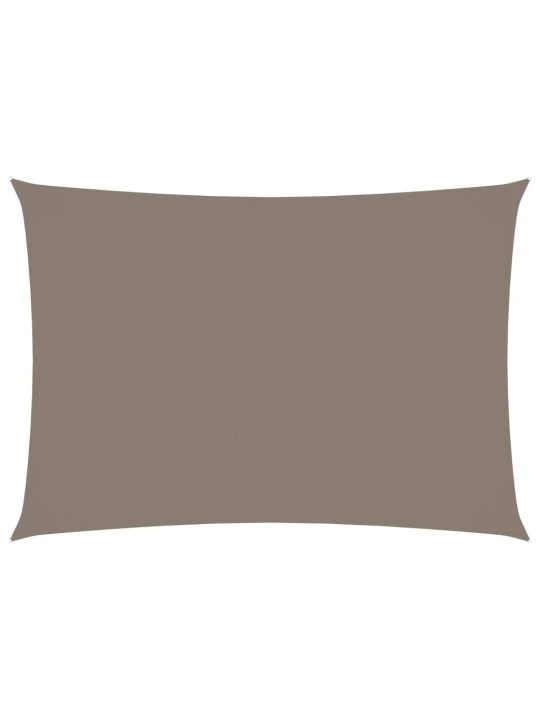 Stínící plachta oxfordská látka obdélníková 3,5 x 5 m taupe