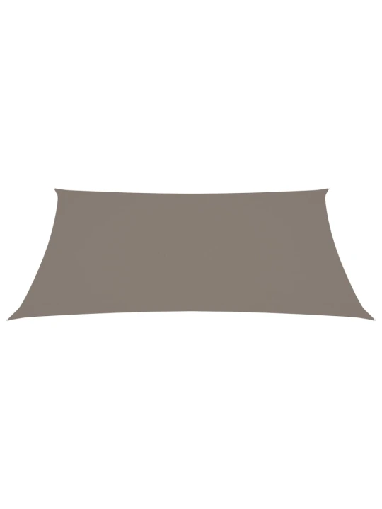 Stínící plachta oxfordská látka obdélníková 3,5 x 5 m taupe