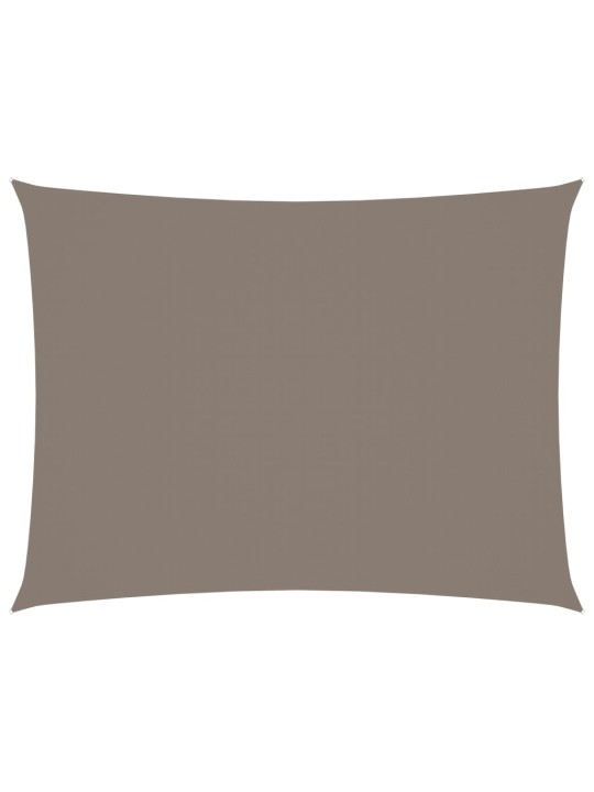 Stínicí plachta oxfordská látka obdélníková 6 x 8 m taupe