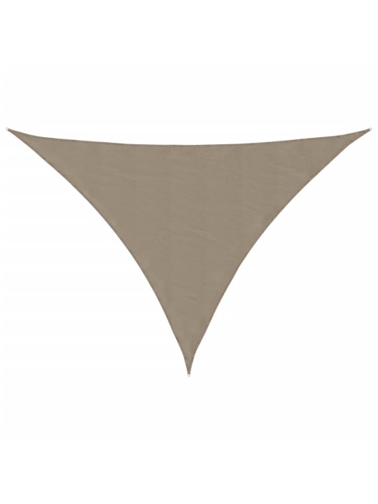 Stínící plachta oxfordská látka trojúhelník 2,5x2,5x3,5 m taupe