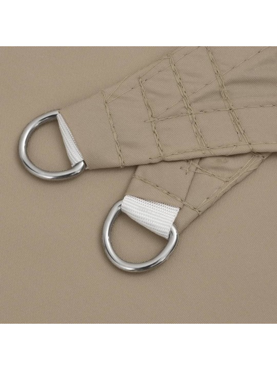 Stínící plachta oxfordská látka trojúhelník 2,5x2,5x3,5 m taupe