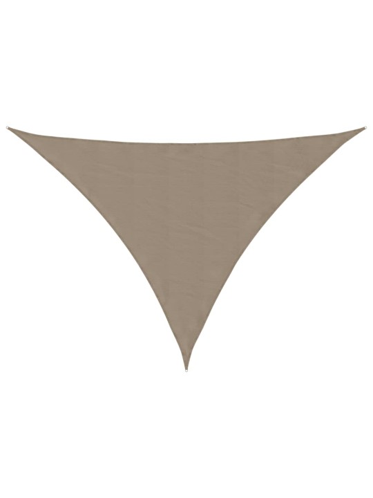 Stínící plachta oxfordská látka trojúhelníková 5x6x6 m taupe
