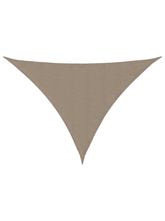 Stínící plachta oxfordská látka trojúhelníková 5x5x6 m taupe