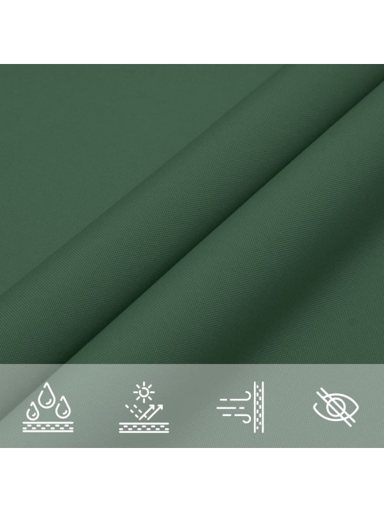 Stínící plachta oxford trojúhelník 2,5x2,5x3,5 m tmavě zelená