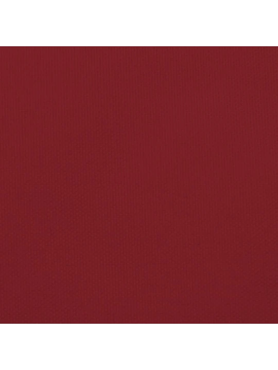 Stínící plachta oxfordská látka trojúhelníková 5x6x6 m červená