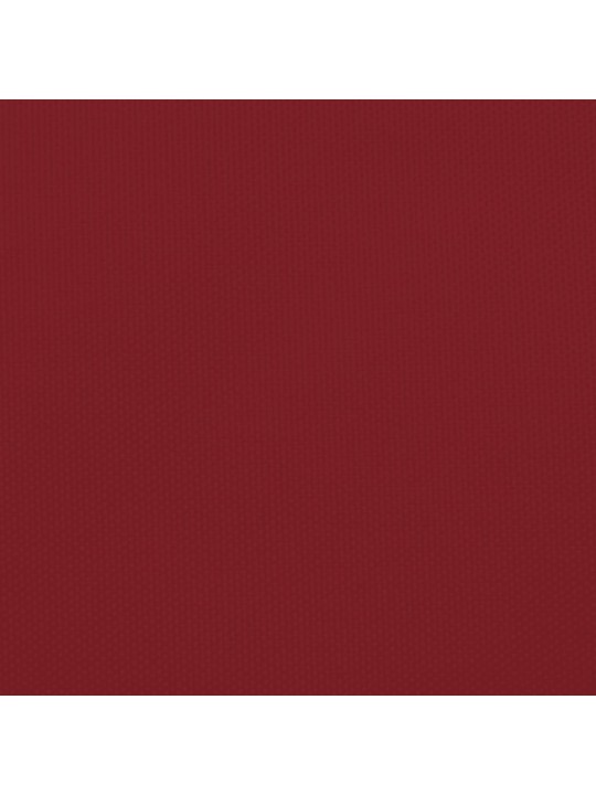 Stínící plachta oxfordská látka trojúhelníková 5x7x7 m červená