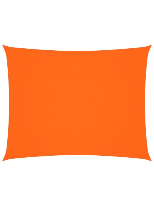 Stínící plachta oxfordská látka obdélníková 3,5x4,5 m oranžová