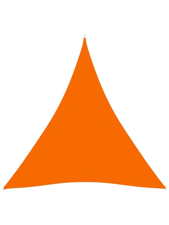 Stínící plachta oxford trojúhelníková 3,6x3,6x3,6 m oranžová