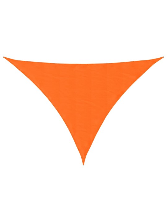 Stínící plachta oxfordská látka trojúhelníková 5x5x6 m oranžová