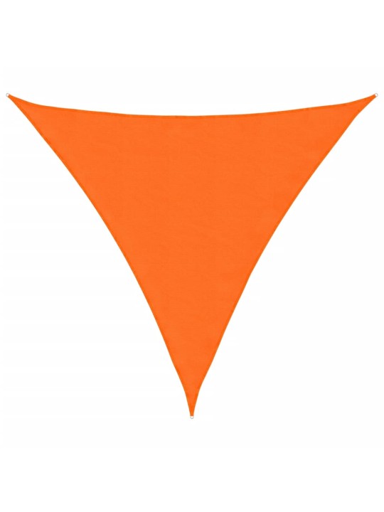 Stínící plachta oxfordská látka trojúhelníková 6x6x6 m oranžová