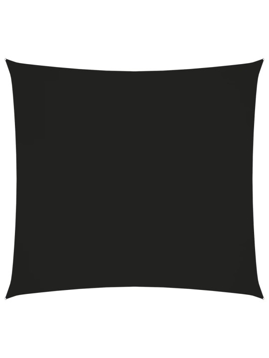 Stínící plachta oxfordská látka čtvercová 3,6 x 3,6 m černá