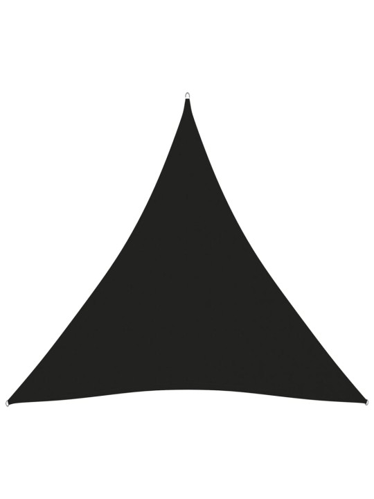 Stínící plachta oxfordská látka trojúhelník 3,6x3,6x3,6 m černá