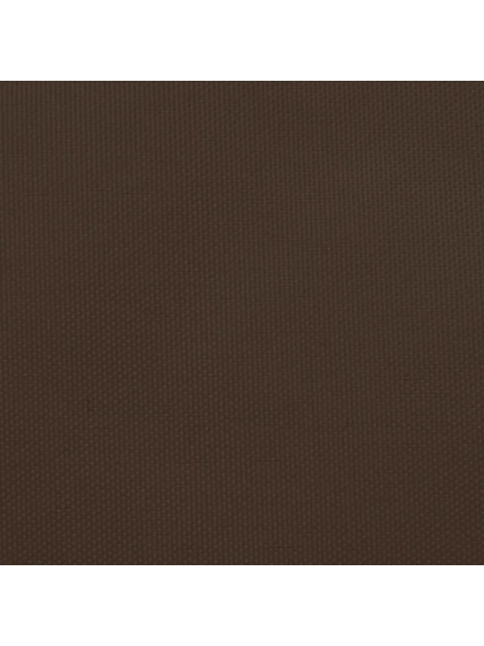 Stínící plachta oxfordská látka trojúhelník 3,5x3,5x4,9 m hnědá