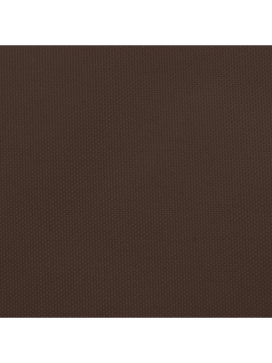 Stínící plachta oxfordská látka trojúhelníková 5x5x6 m hnědá
