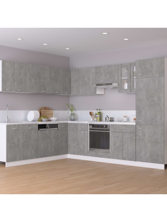 Horní skříňka Lyon betonově šedá 60x31x60 cm kompozitní dřevo