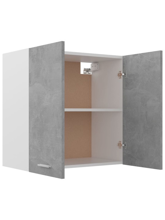 Horní skříňka Lyon betonově šedá 60x31x60 cm kompozitní dřevo