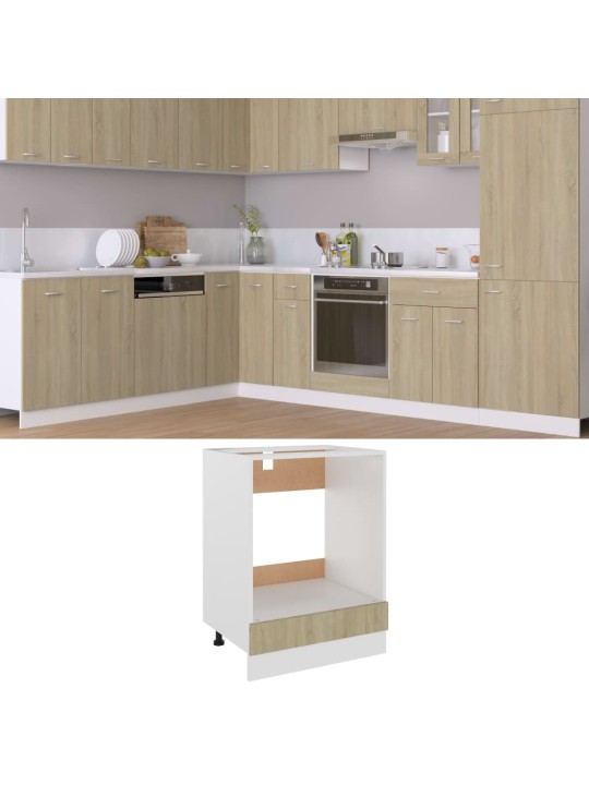 Skříňka na troubu Riga dub sonoma 60x46x81,5 cm kompozit