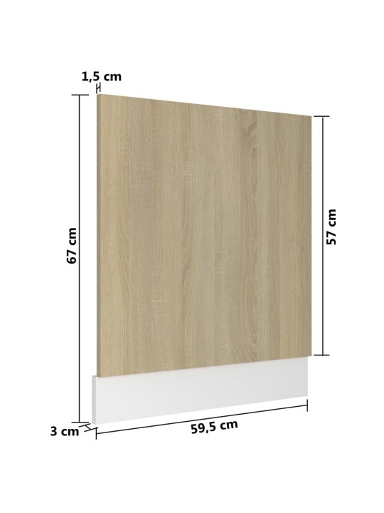 Panel na myčku Lyon dub sonoma 59,5 x 3 x 67 cm kompozit