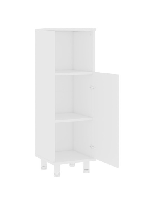 Koupelnová skříňka bílá 30 x 30 x 95 cm kompozitní dřevo