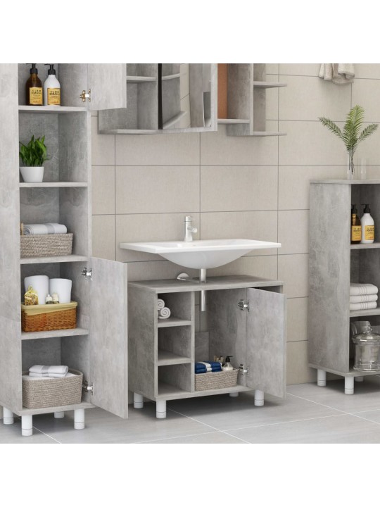 Koupelnová skříňka betonově šedá 60x32x53,5 cm kompozitní dřevo