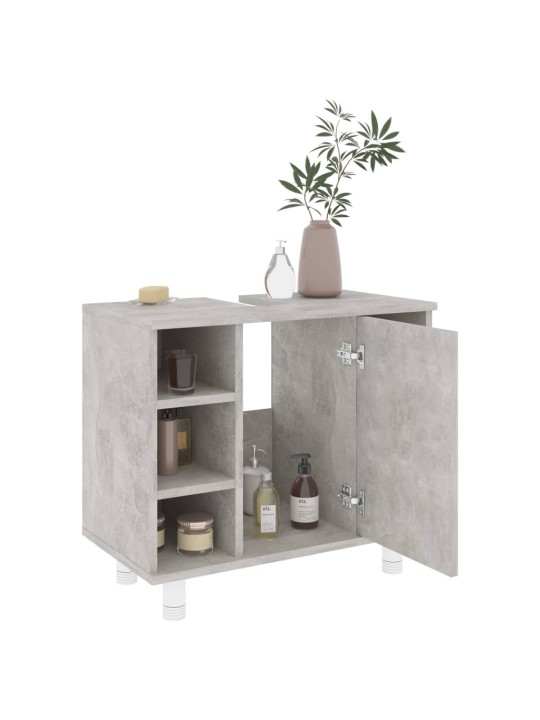 Koupelnová skříňka betonově šedá 60x32x53,5 cm kompozitní dřevo