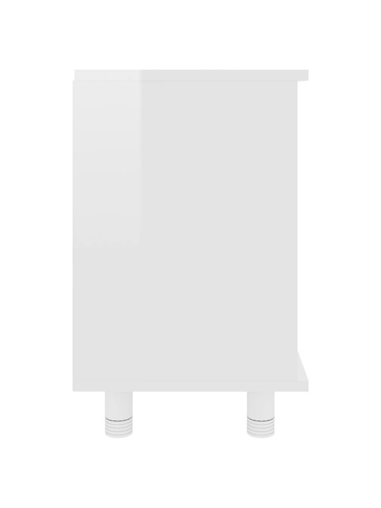Koupelnová skříňka bílá lesklá 60x32x53,5 cm kompozitní dřevo
